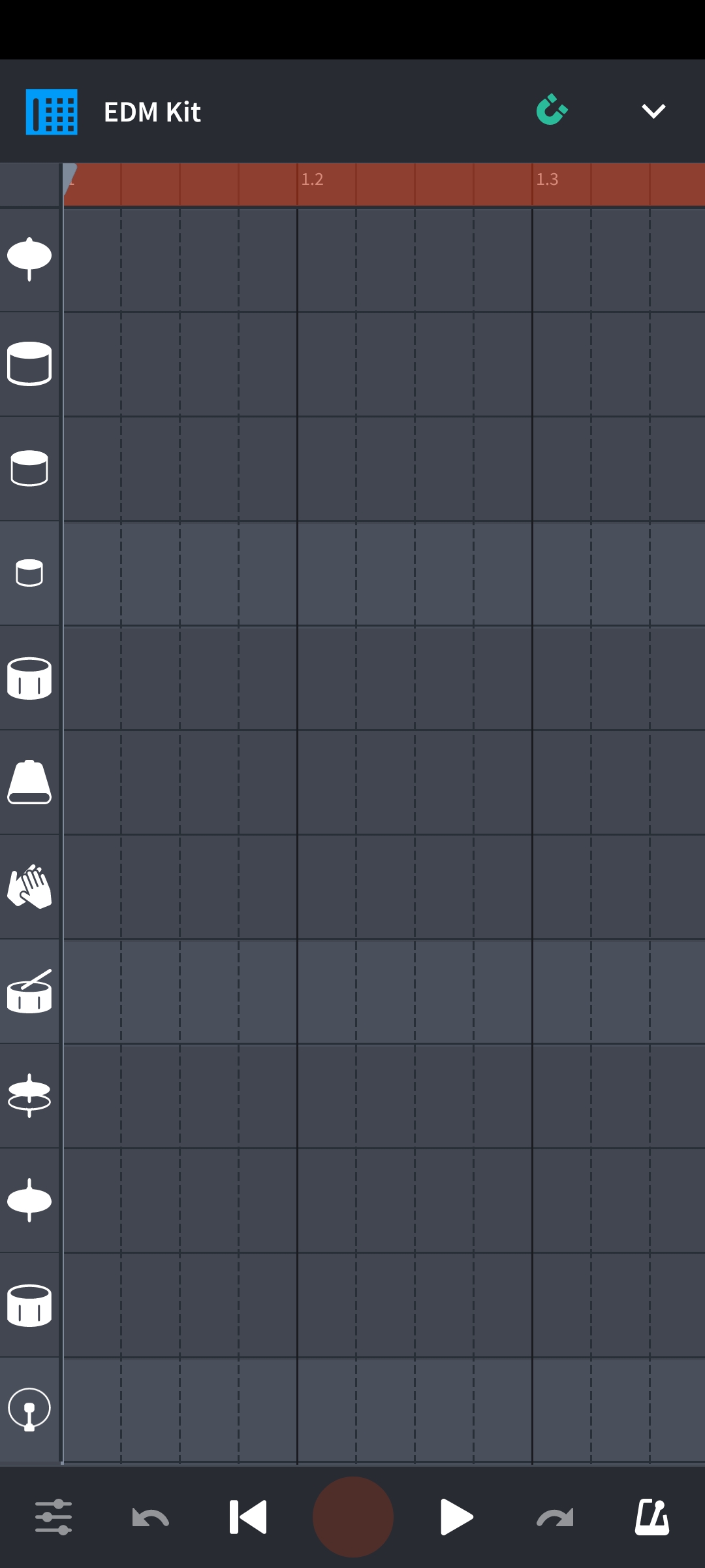 Midi programming grid bandlab